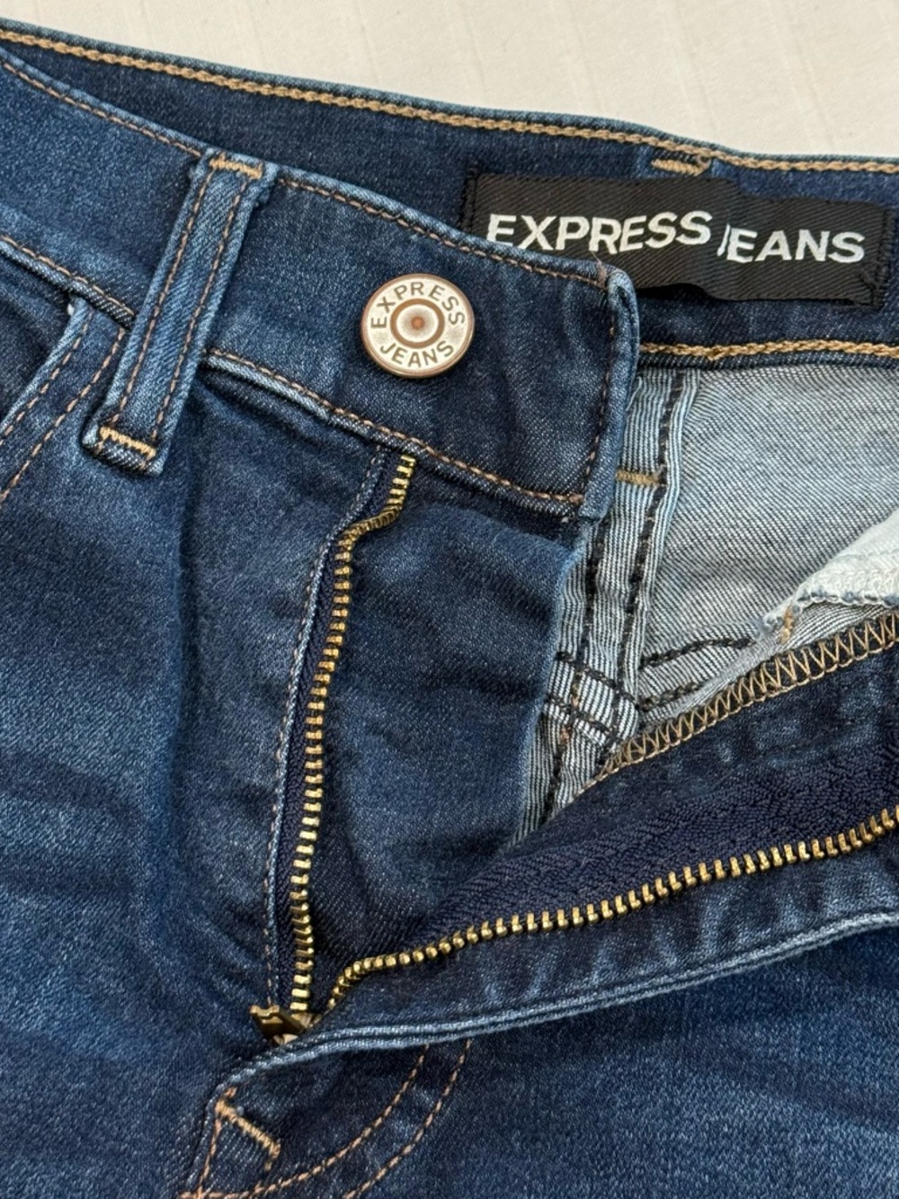 Express High Waisted Jean Shorts Size 2